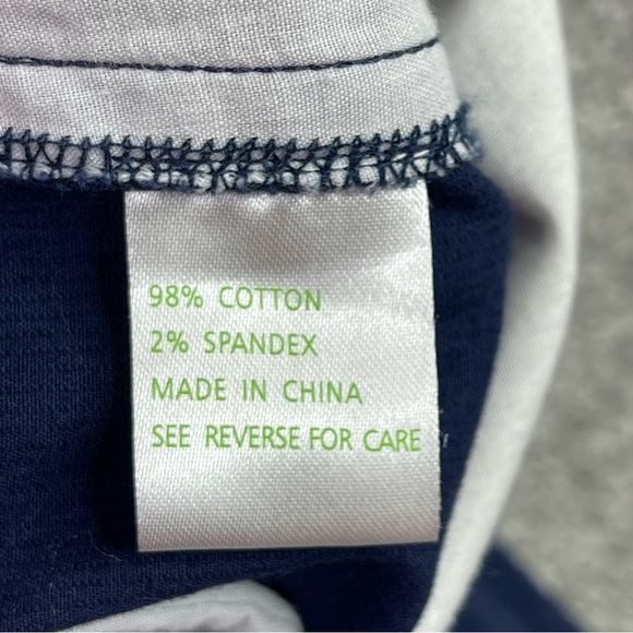 Lilly Pulitzer Palm Beach Fit Capri Pants Women’s 12 Navy Blue Straight Mid-Rise - Picture 7 of 13